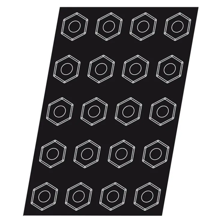 Flexipan 60x40 plaque de 20 hexagones 8 cm-Cerf Dellier Sale