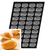 Flexipan 60x40 plaque de 40 madeleines 7,8x4,7 cm-Cerf Dellier Outlet
