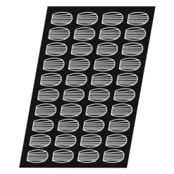 Flexipan 60x40 plaque de 40 madeleines 7,8x4,7 cm-Cerf Dellier Outlet