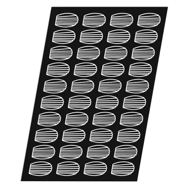 Flexipan 60x40 plaque de 40 madeleines 7,8x4,7 cm-Cerf Dellier Outlet