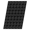 Flexipan 60x40 plaque de 54 mini-cylindres  3,8 cm-Cerf Dellier Discount