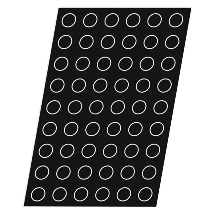 Flexipan 60x40 plaque de 54 mini-cylindres 3,8 cm-Cerf Dellier Discount
