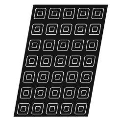 Flexipan 60x40 plaque de 60 mini-savarins 3,7x3,7 cm-Cerf Dellier Sale