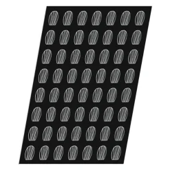 Flexipan 60x40 plaque de 56 mini-madeleines 5,2x3,5 cm-Cerf Dellier Discount