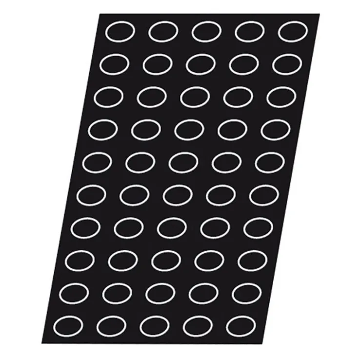 Flexipan 60x40 plaque de 50 mini-ondulos 5x3,5x2 cm-Cerf Dellier Discount