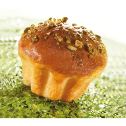 Flexipan 60x40 plaque de 24 mini-brioches cannelées 7,8 cm-Cerf Dellier