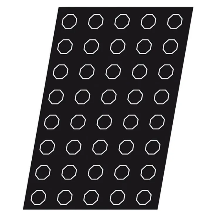 Flexipan 60x40 plaque de 40 octogones 4 cm-Cerf Dellier New