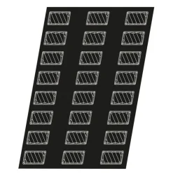 Flexipan 60x40 plaque de 24 ondines 7,9x4,9x2,9 cm-Cerf Dellier Clearance