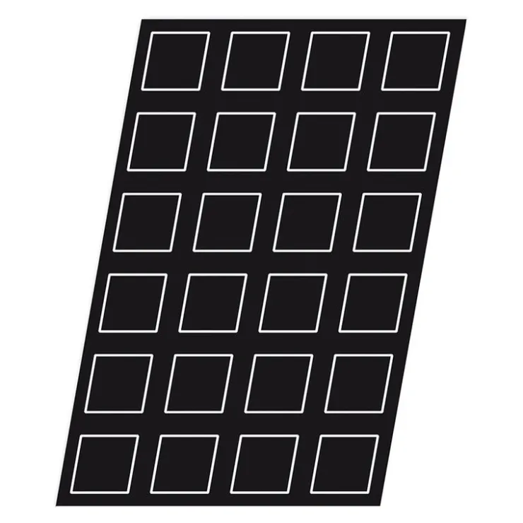 Flexipan 60x40 plaque de 24 pyramides 7x7x4 cm-Cerf Dellier Hot