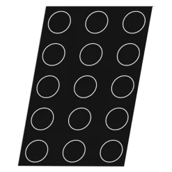 Flexipan 60x40 plaque de 60 quichettes tartelettes unies 4,2 cm-Cerf Dellier Clearance