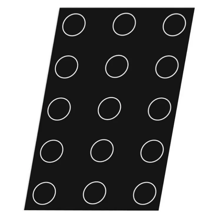 Flexipan 60x40 plaque de 15 quiches/florentins 10 cm-Cerf Dellier Best
