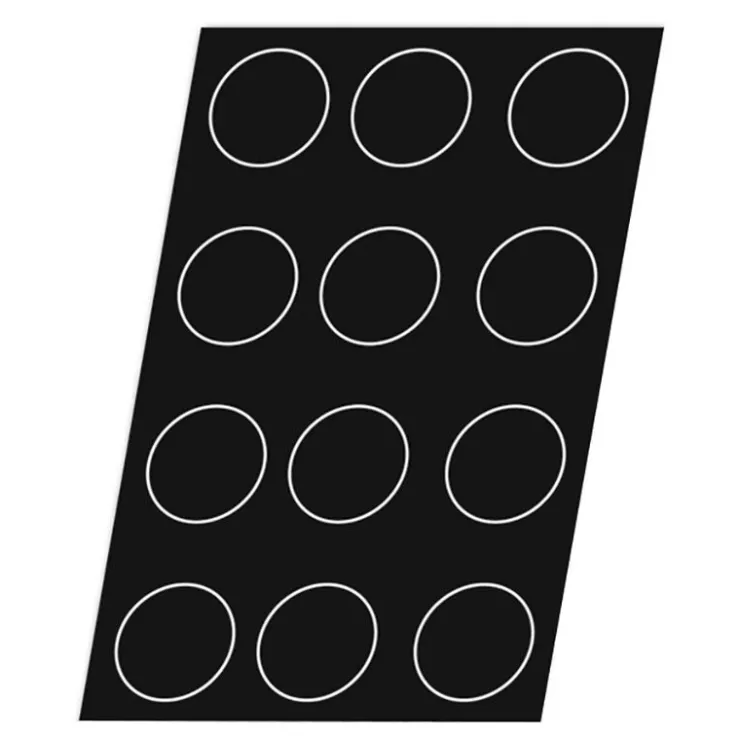 Flexipan 60x40 plaque de 12 quiches 10,5 cm-Cerf Dellier Best