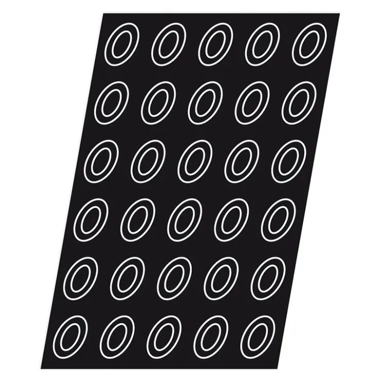 Flexipan 60x40 plaque de 24 savarins ovales 8x6 cm-Cerf Dellier