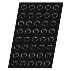 Flexipan 60x40 plaque de 40 tartelettes cannelées 4,6cm-Cerf Dellier Outlet