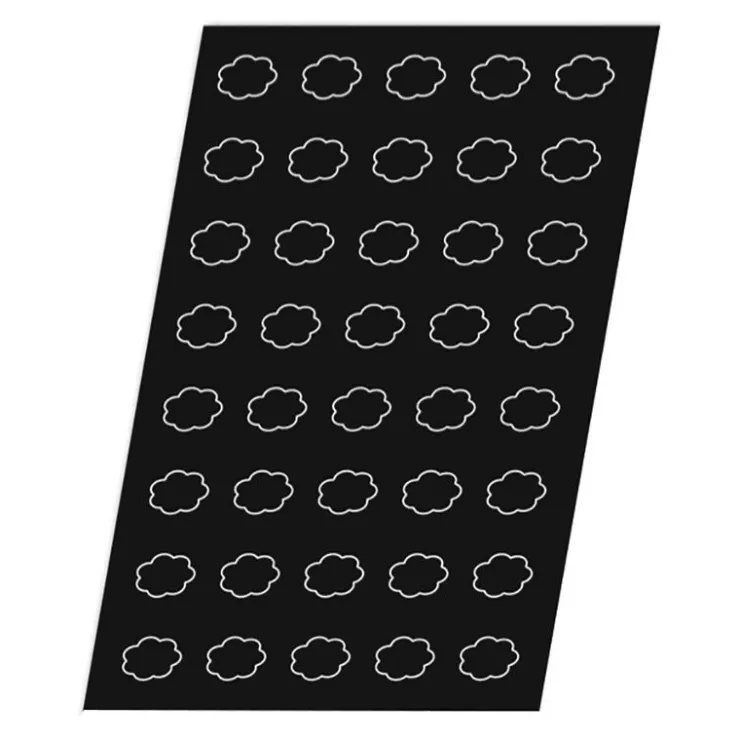 Flexipan 60x40 plaque de 40 tartelettes cannelées 4,6cm-Cerf Dellier Outlet
