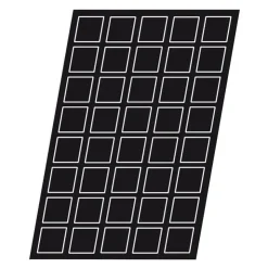 Flexipan 60x40 plaque de 40 tartelettes carrées 6 cm-Cerf Dellier Outlet
