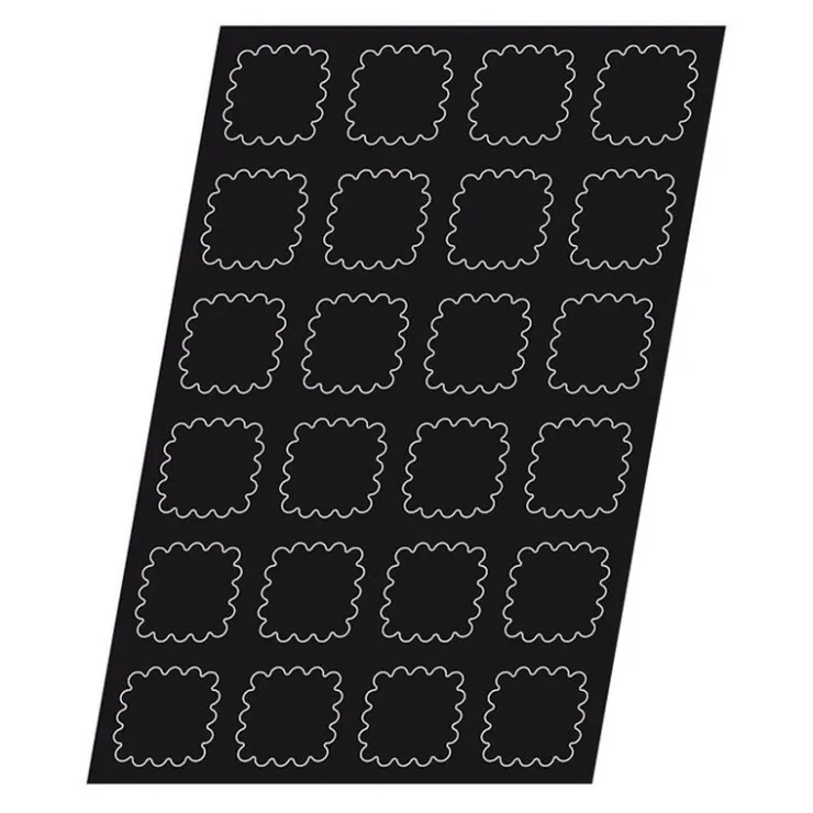 Flexipan 60x40 plaque de 24 tartelettes carrées cannelées 7,8 cm-Cerf Dellier Clearance