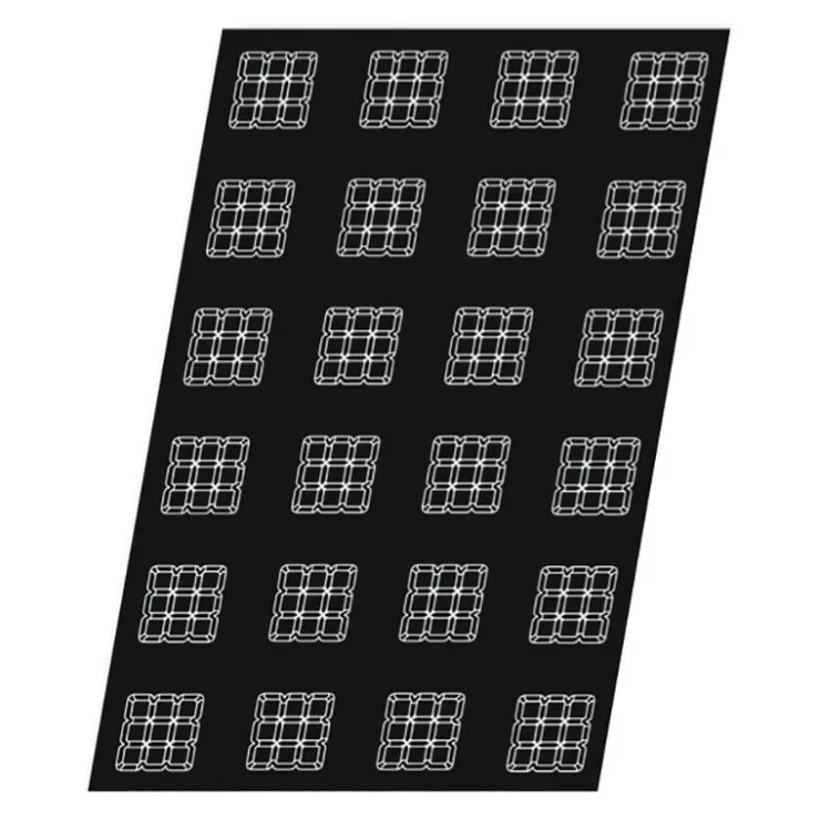 Flexipan 60x40 plaque de 24 tartelettes carrées 7 cm-Cerf Dellier Outlet