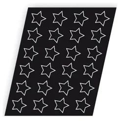 Flexipan 60x40 plaque de 24 étoiles 8 cm-Cerf Dellier New