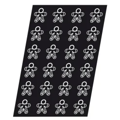 Flexipan 60x40 plaque de24 bonhommes épic 7x6,5 cm-Cerf Dellier Sale