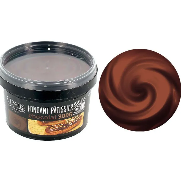 Fondant pâtissier chocolat 300 g-Cerf Dellier Discount