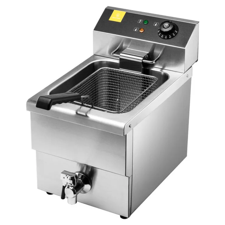 Friteuse électrique cuve emboutie 8 litres-Cerf Dellier
