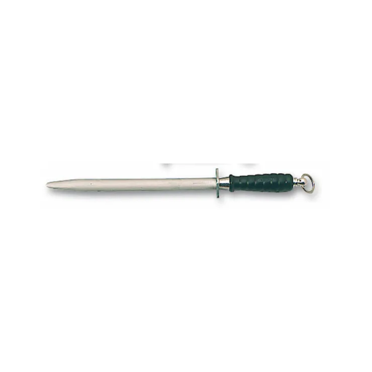Fusil à aiguiser de boucher mèche ovale taillage fin 30 cm-Cerf Dellier New