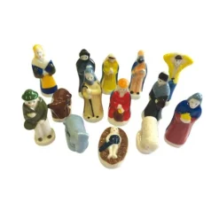 Fèves Santons assorties (x14)-Cerf Dellier New