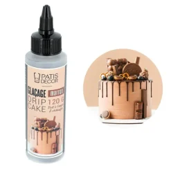 Glaçage pour drip cake marron 120 g-Cerf Dellier Sale