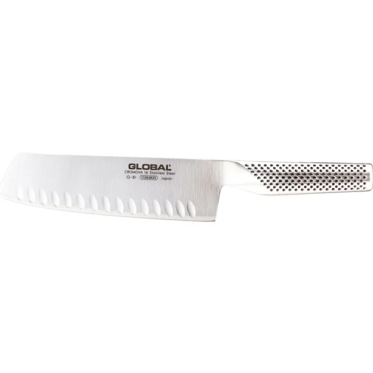 Global série G couperet à légumes G81 alvéolé 18 cm-Cerf Dellier Online