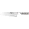 Global série G couteau santoku G80 alvéolé 18 cm-Cerf Dellier Clearance