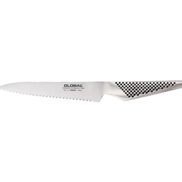 Global série GS couteau lame crantée GS14 15 cm-Cerf Dellier Discount