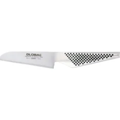 Global série GS couteau éplucheur coupe droite GS6 inox 10 cm-Cerf Dellier Best