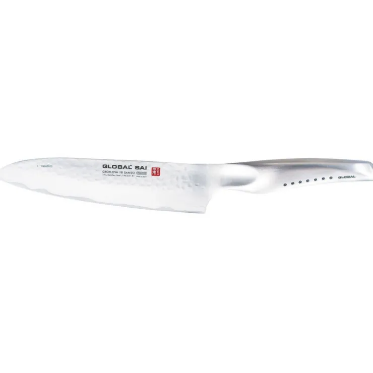 Global série Saï couteau de cuisine SAI-01 19 cm-Cerf Dellier New