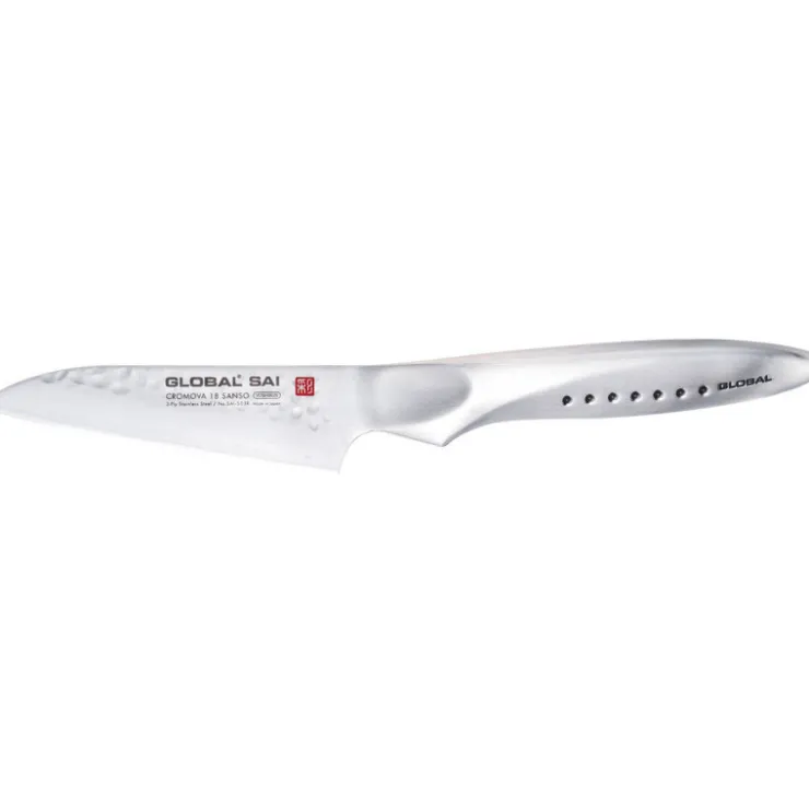 Global série Saï couteau d'office lame droite SAI-S03R 9 cm-Cerf Dellier New