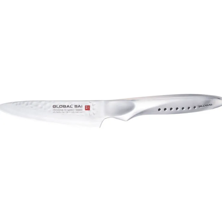 Global série Saï couteau d'office SAI-S02R 10 cm-Cerf Dellier Clearance