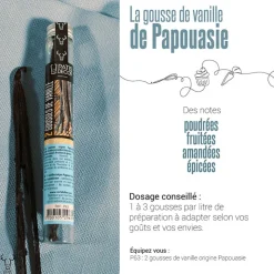 Gousse de Vanille Papouasie (x2)-Cerf Dellier Sale