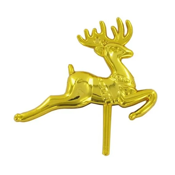 Grand renne doré sur pique (x50)-Cerf Dellier New