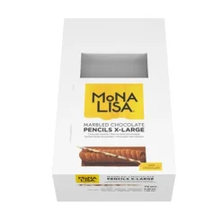 Grands bâtons de chocolat marbré Mona Lisa (± 115)-Cerf Dellier Discount
