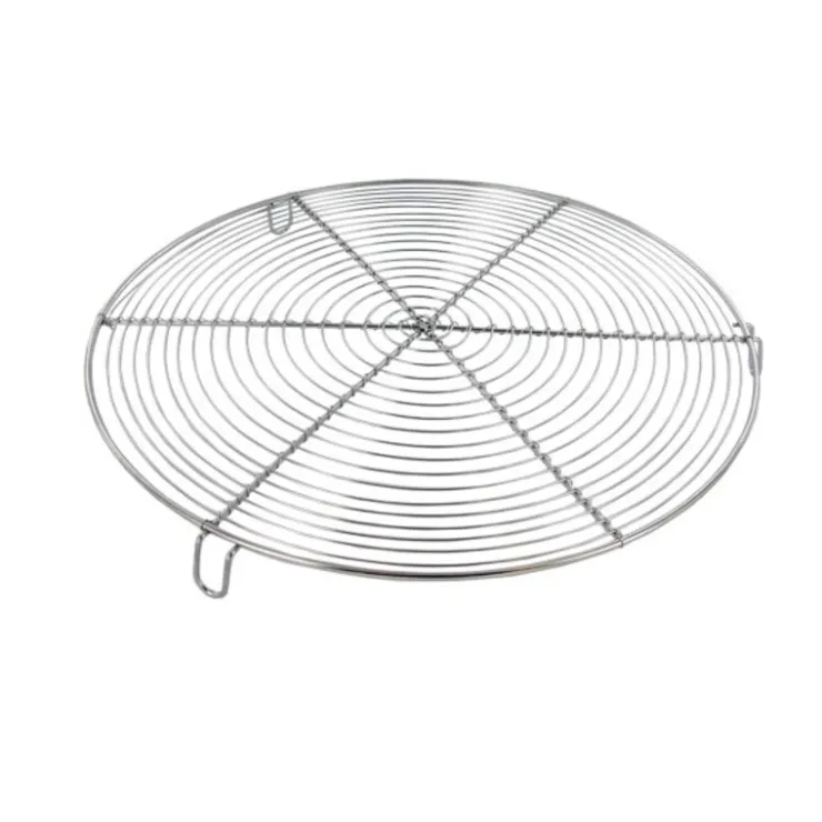 Grille à pâtisserie ronde avec pieds 28 cm-Cerf Dellier
