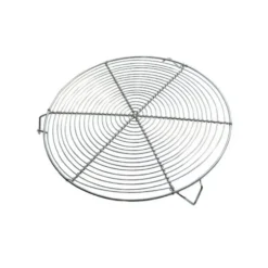 Grille à pâtisserie ronde nickelée avec pieds 28 cm-Cerf Dellier Discount
