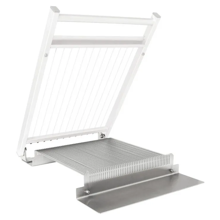 Guitare inox 350x350 socle inox avec plaque de retournement-Cerf Dellier Best