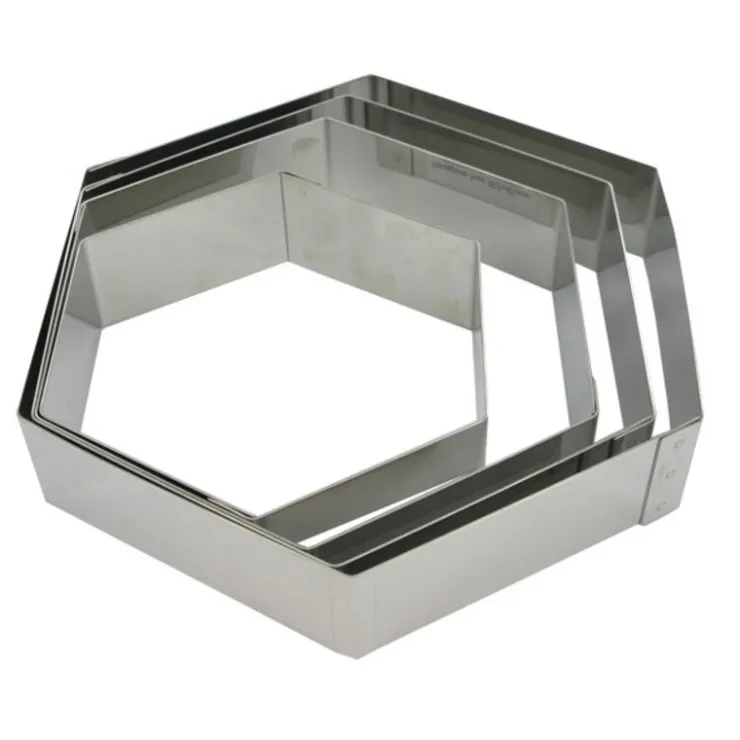 Hexagone à mousse inox ht 4,5 cm-Cerf Dellier New
