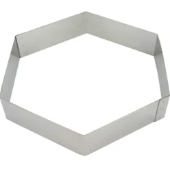 Hexagone à mousse inox ht 4,5 cm-Cerf Dellier New
