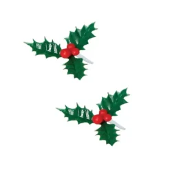 Houx triple vert ø 5 cm (x144)-Cerf Dellier Sale