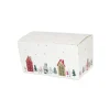 Kit ballotin blanc Village de Noël-Cerf Dellier Hot