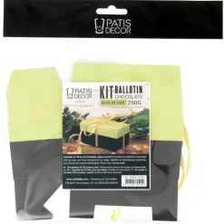Kit ballotin chocolats anis / noir 375 g-Cerf Dellier Hot