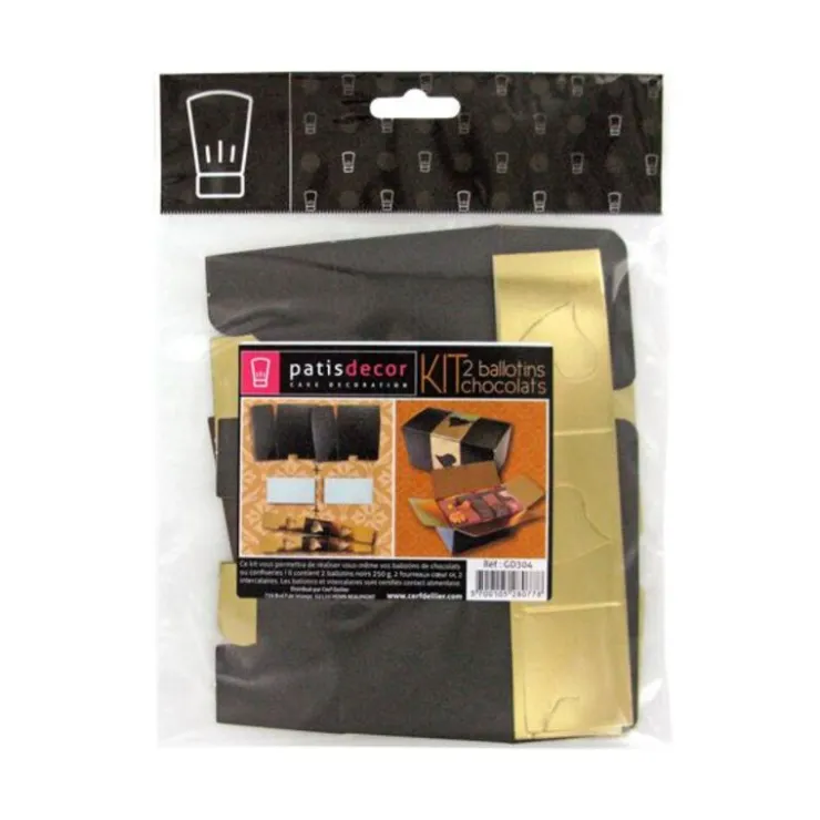 Kit Ballotin noir / or (x2)-Cerf Dellier Best