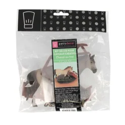 Kit décor Gâteau Cheval au trot-Cerf Dellier Online