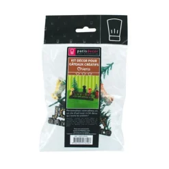 Kit décor Gâteau Chiens-Cerf Dellier